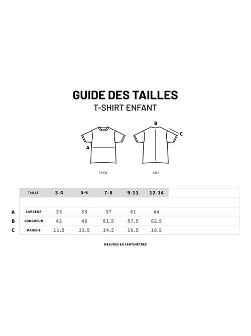 Tshirt Enfant JE SUIS UNE PRINCESSE FACE - Kiabi