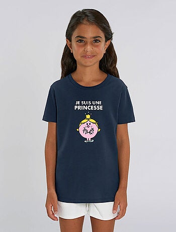 Tshirt Enfant JE SUIS UNE PRINCESSE FACE