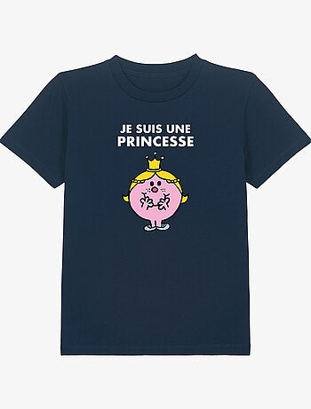 Tshirt Enfant JE SUIS UNE PRINCESSE FACE