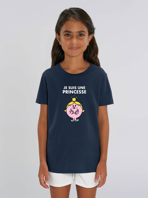 Tshirt Enfant JE SUIS UNE PRINCESSE FACE - Kiabi