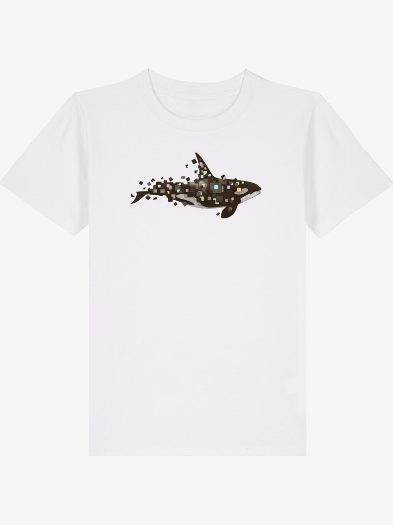 Tshirt Enfant KILLER WHALE Blanc - Kiabi
