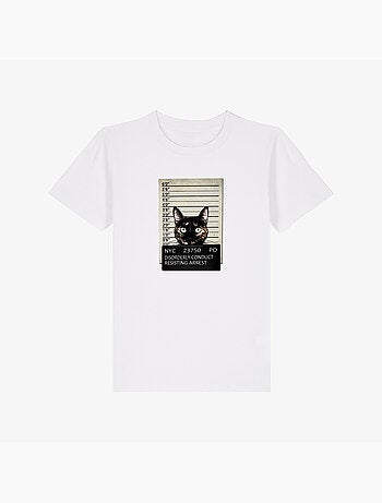 Tshirt Enfant KITTY MUGSHOT