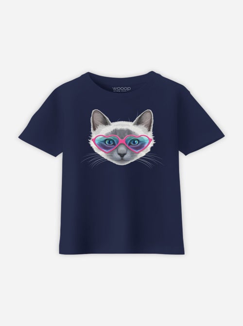 Tshirt Enfant KITTY SUNGLASSES - Kiabi