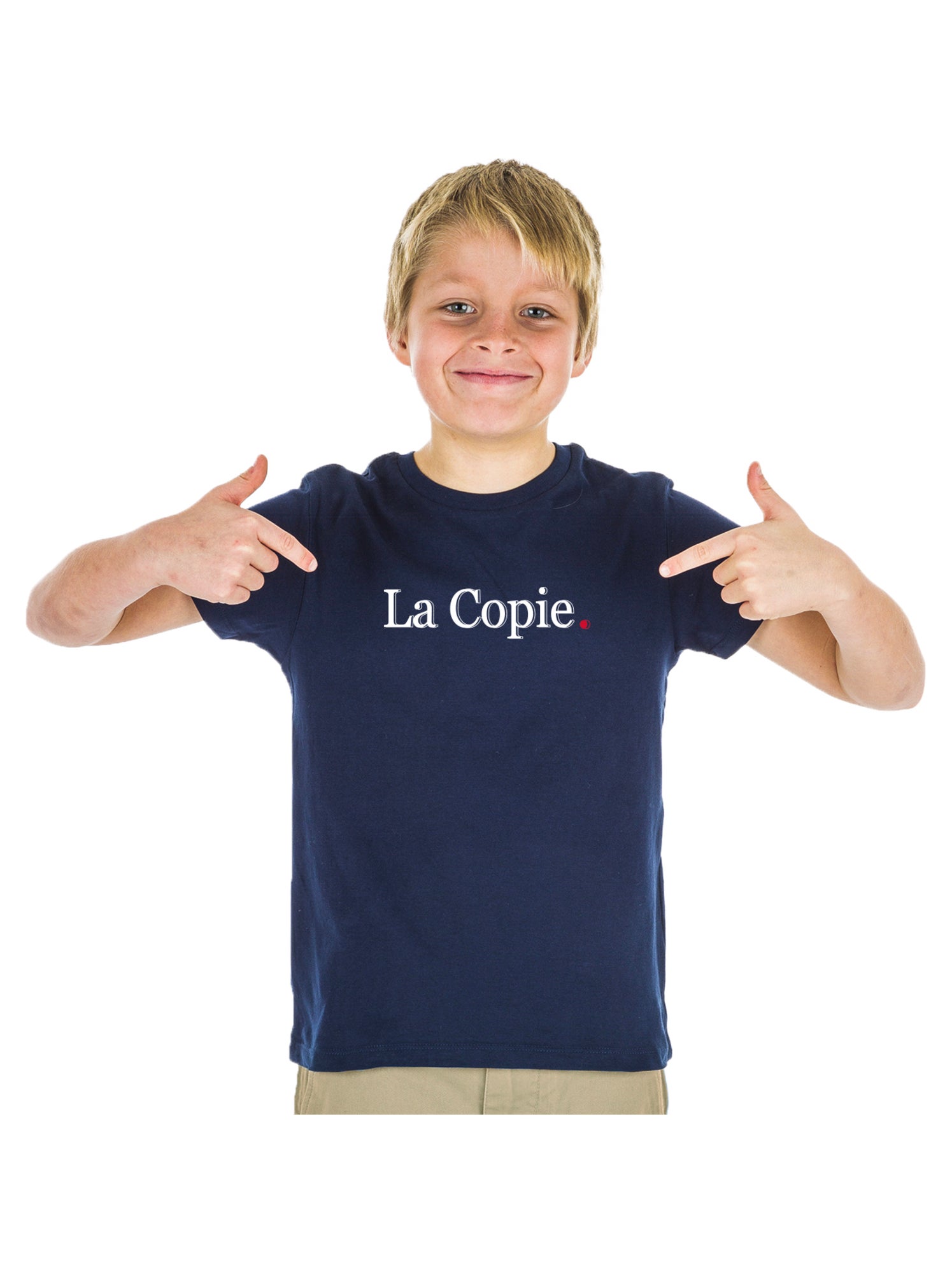 T-shirt Crop Top Fille 915 Generation Coton Bleu Taille 10-11 Ans