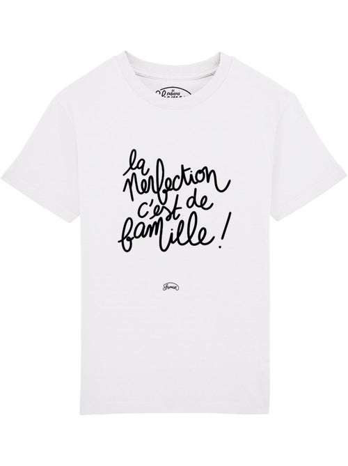 Tshirt Enfant LA PERFECTION C'EST DE FAMILLE - Kiabi