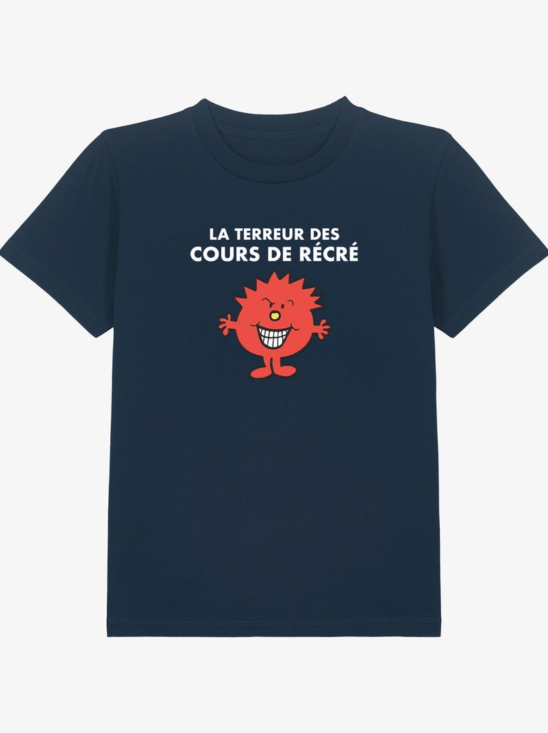 Tshirt Enfant LA TERREUR DES COURS DE RECRE Bleu marine - Kiabi