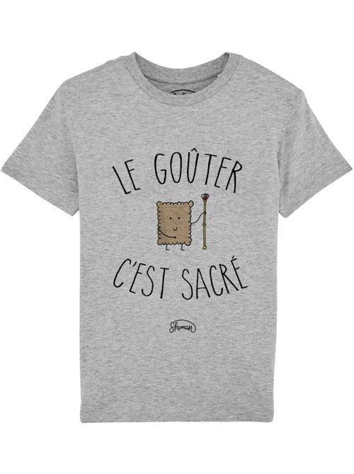 Tshirt Enfant LE GOUTER C'EST SACRE - Kiabi