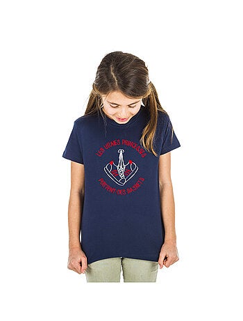 Tshirt Enfant LES VRAIES PRINCESSES PORTENT DES BASKETS
