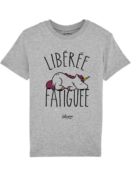 Tshirt Enfant LIBEREE FATIGUEE - Kiabi