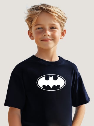 Tshirt Enfant LOGO BATMAN WHITE