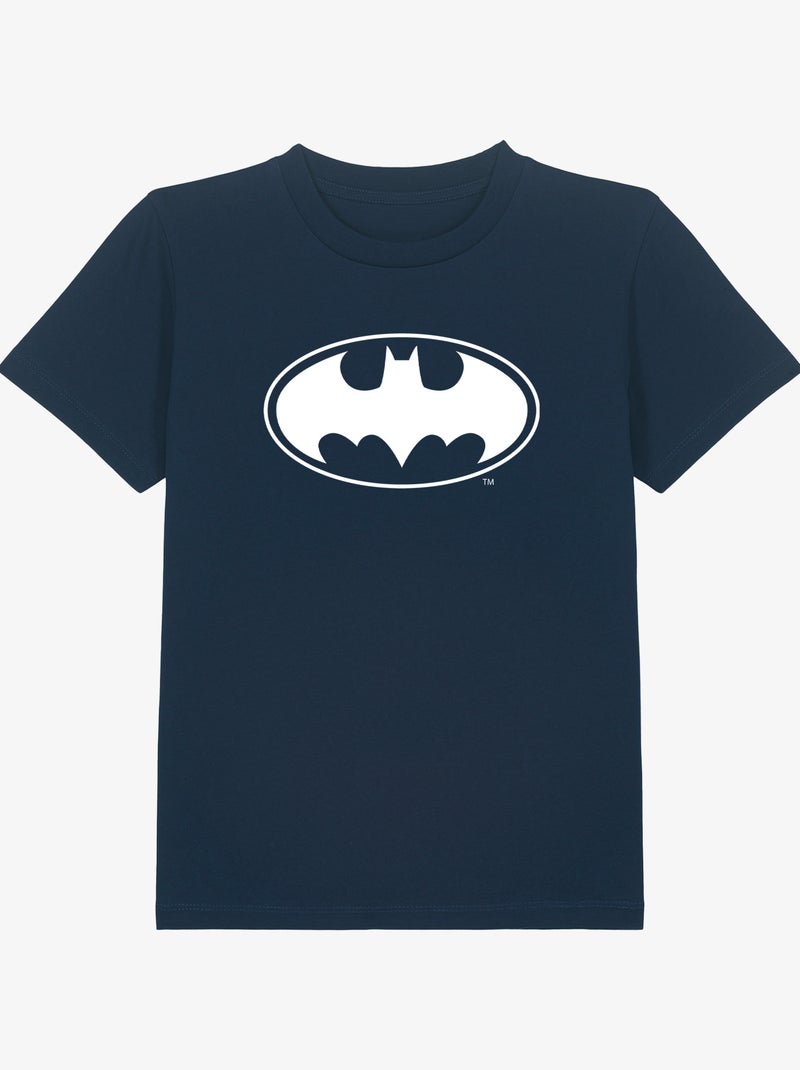 Tshirt Enfant LOGO BATMAN WHITE Bleu marine - Kiabi