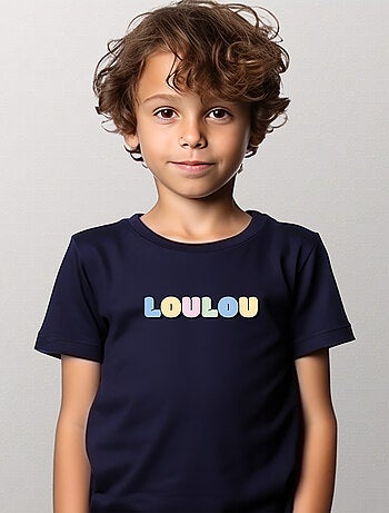Tshirt enfant loulou colore
