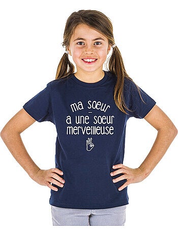 Tshirt Enfant MA SŒUR A UNE SŒUR MERVEILLEUSE