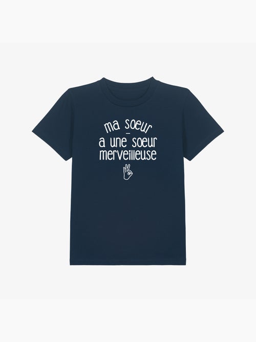 Tshirt Enfant MA SŒUR A UNE SŒUR MERVEILLEUSE - Kiabi