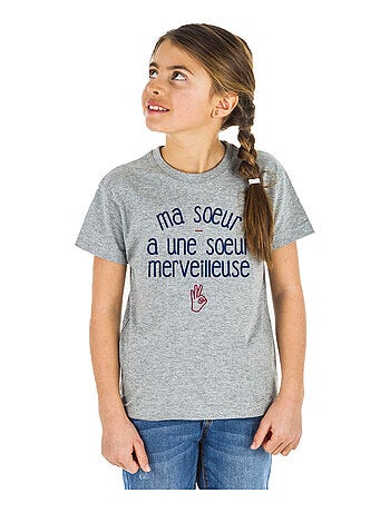 Tshirt Enfant MA SŒUR A UNE SŒUR MERVEILLEUSE