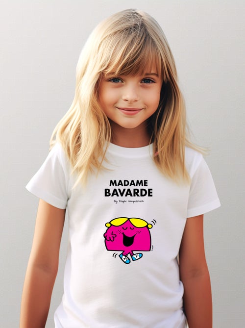 Tshirt Enfant MADAME BAVARDE - Kiabi