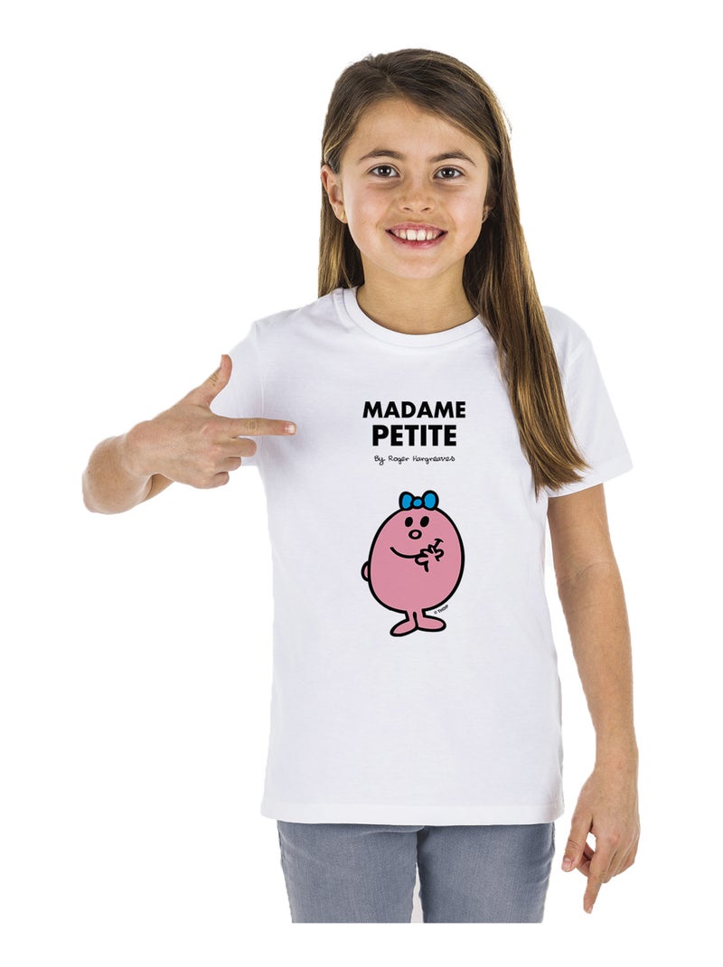Tshirt Enfant MADAME PETITE Blanc - Kiabi
