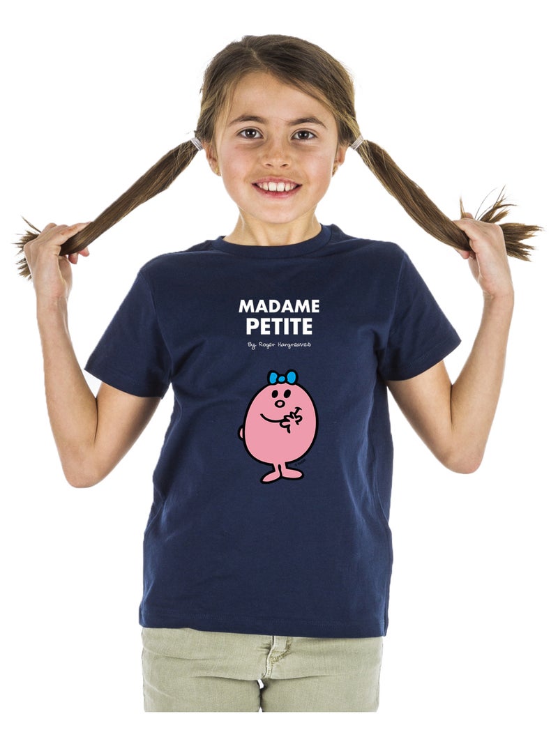 Tshirt Enfant MADAME PETITE Bleu marine - Kiabi