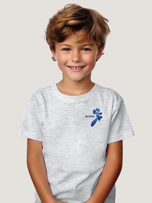 Tshirt Enfant MEGAMAN CŒUR - Kiabi