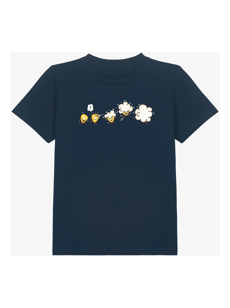 Tshirt Enfant MICROWAVOLUTION Bleu marine - Kiabi