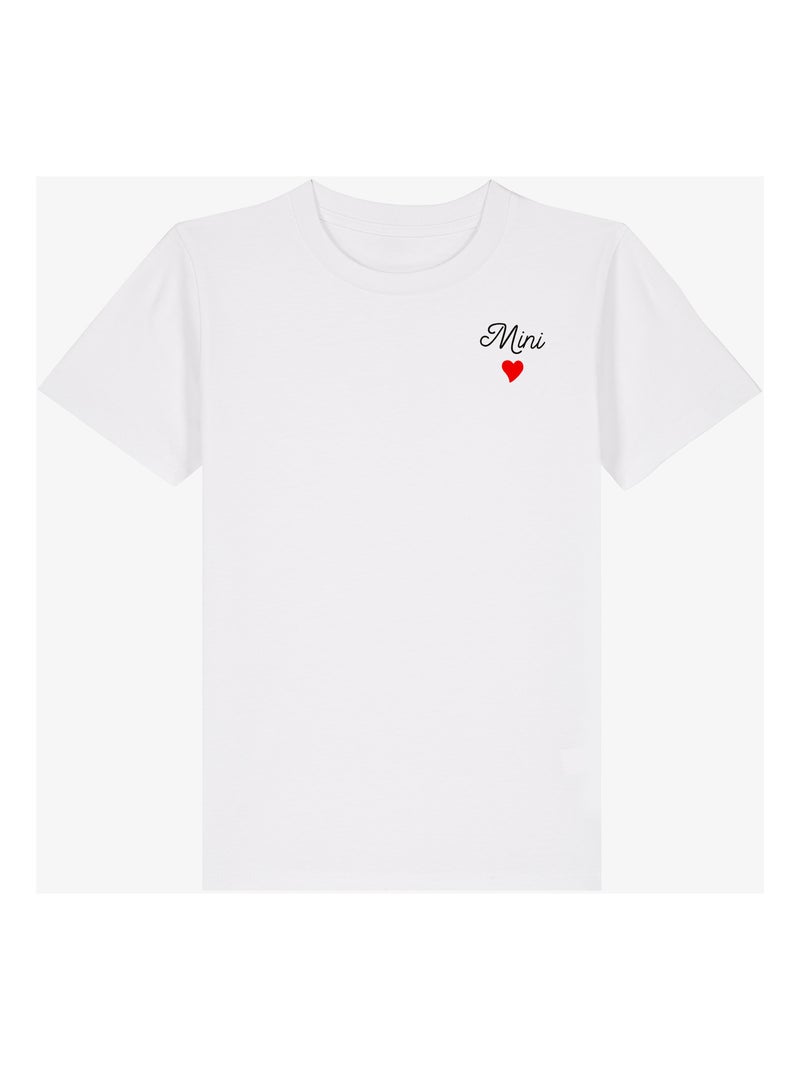 Tshirt Enfant MINI CŒUR Blanc - Kiabi