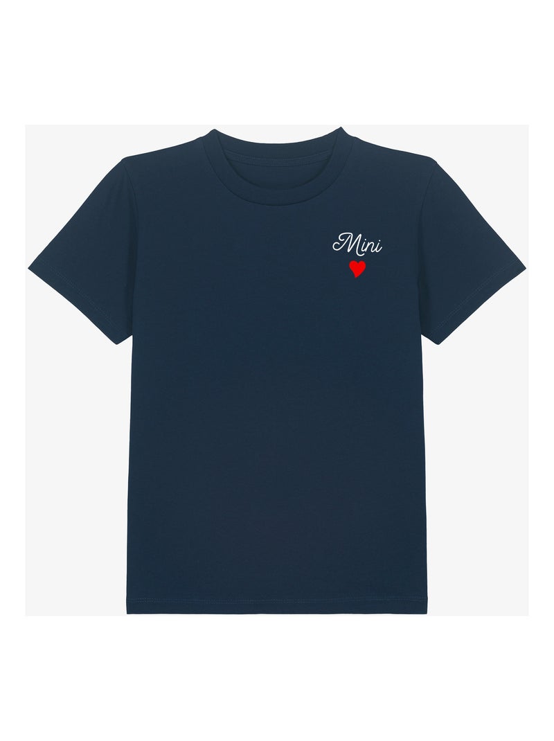 Tshirt Enfant MINI CŒUR Bleu marine - Kiabi