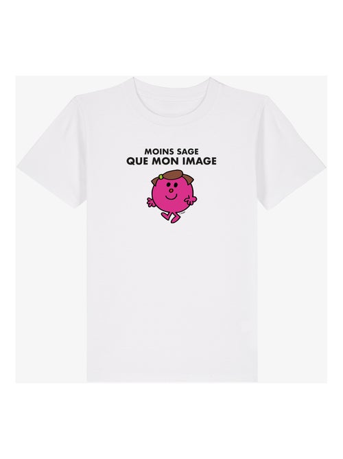 Tshirt Enfant MOINS SAGE QUE MON IMAGE - Kiabi