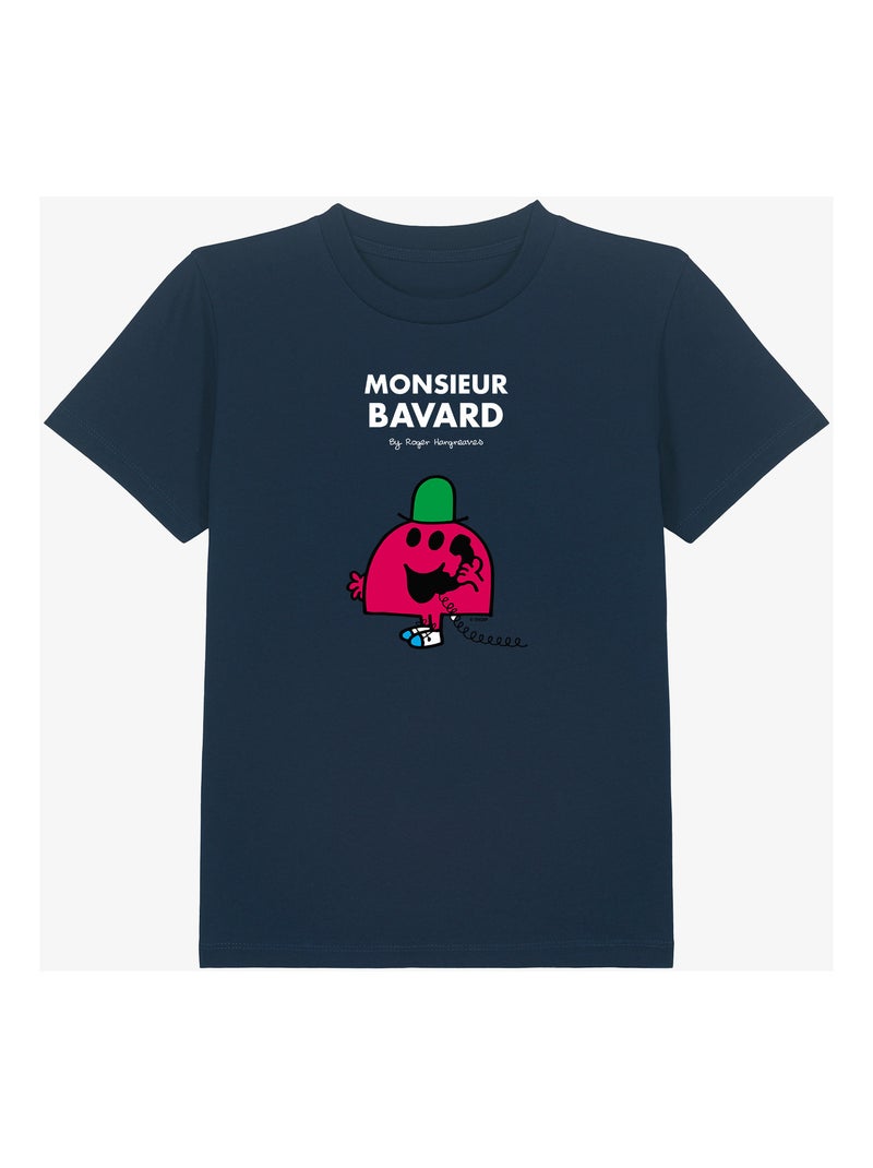 Tshirt Enfant MONSIEUR BAVARD Bleu marine - Kiabi