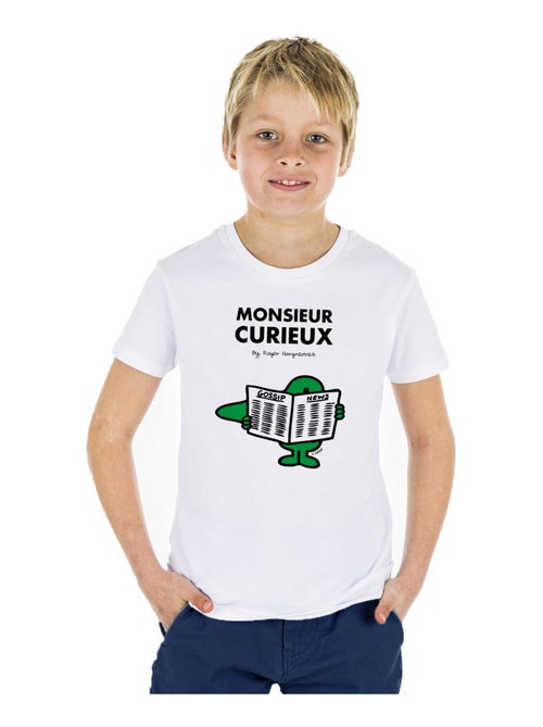 Tshirt Enfant MONSIEUR CURIEUX - Kiabi