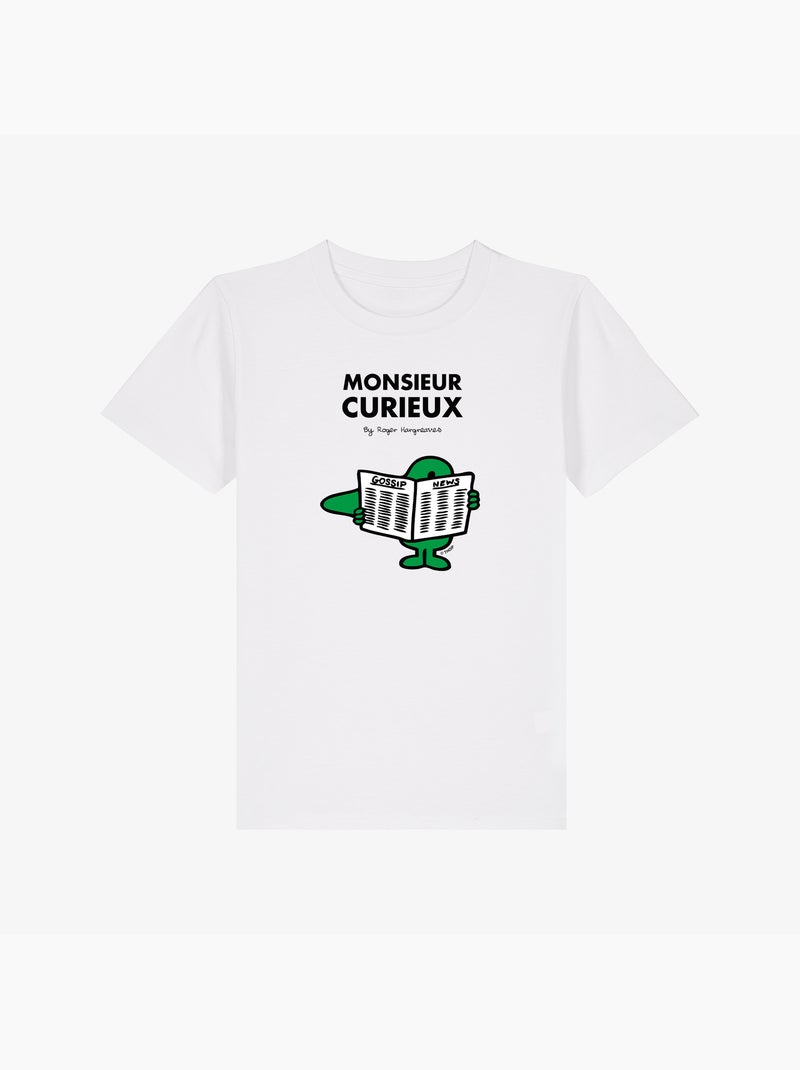 Tshirt Enfant MONSIEUR CURIEUX Blanc - Kiabi