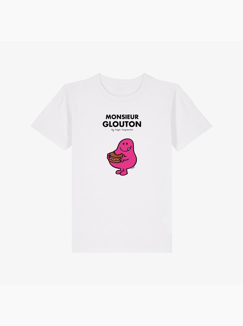 Tshirt Enfant MONSIEUR GLOUTON Blanc - Kiabi
