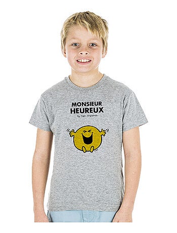 Tshirt Enfant MONSIEUR HEUREUX