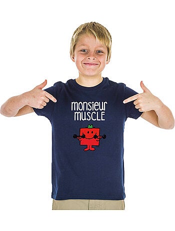 Tshirt enfant monsieur muscle