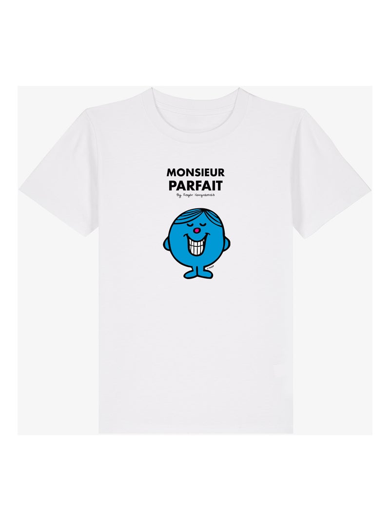 Tshirt Enfant MONSIEUR PARFAIT Blanc - Kiabi