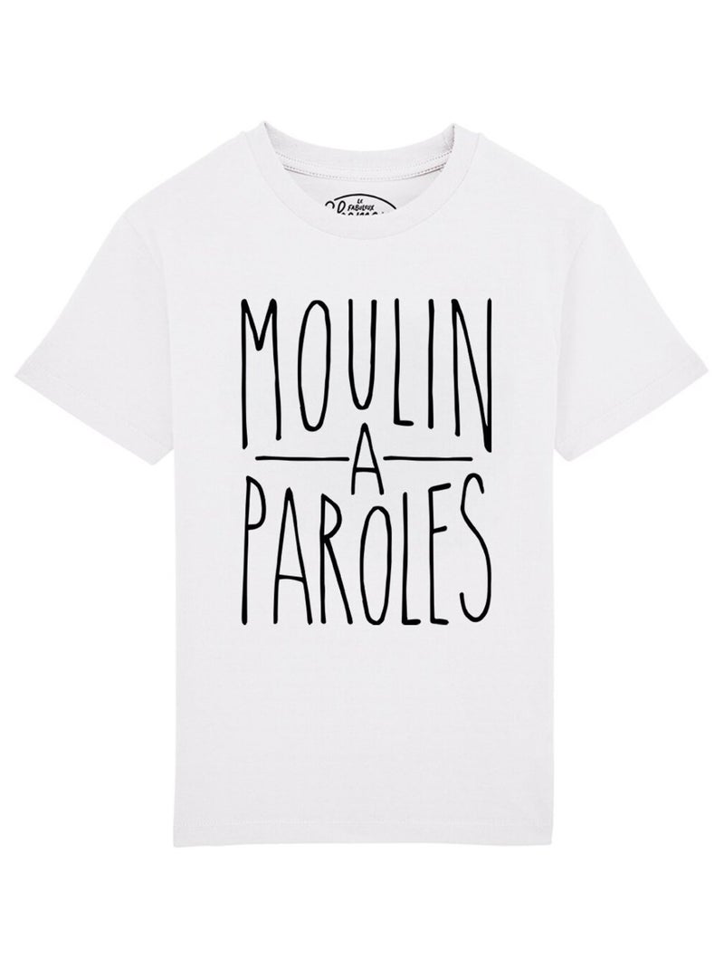 Tshirt Enfant MOULIN A PAROLES Blanc - Kiabi