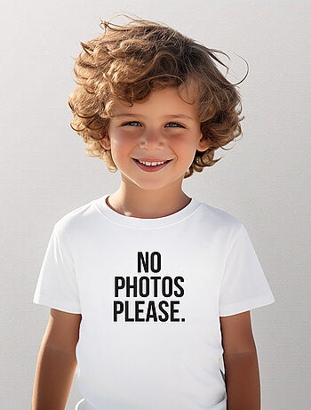 Tshirt Enfant NO PHOTOS PLEASE