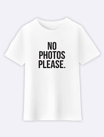 Tshirt Enfant NO PHOTOS PLEASE