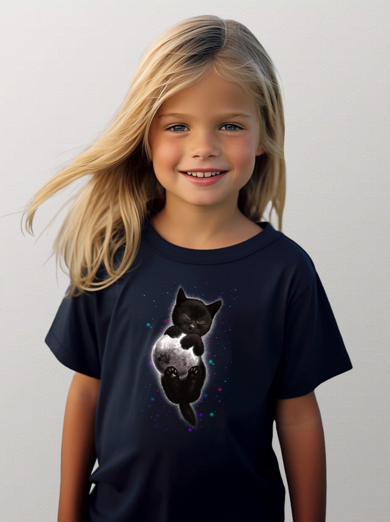 Tshirt Enfant NORMA Bleu marine - Kiabi