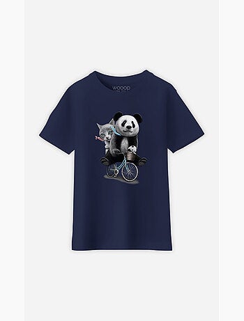 Tshirt Enfant PANDA BICYCLE
