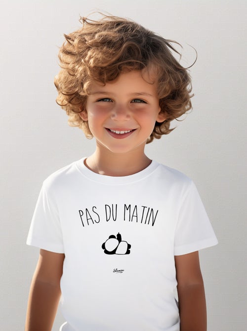 Tshirt Enfant PAS DU MATIN - Kiabi