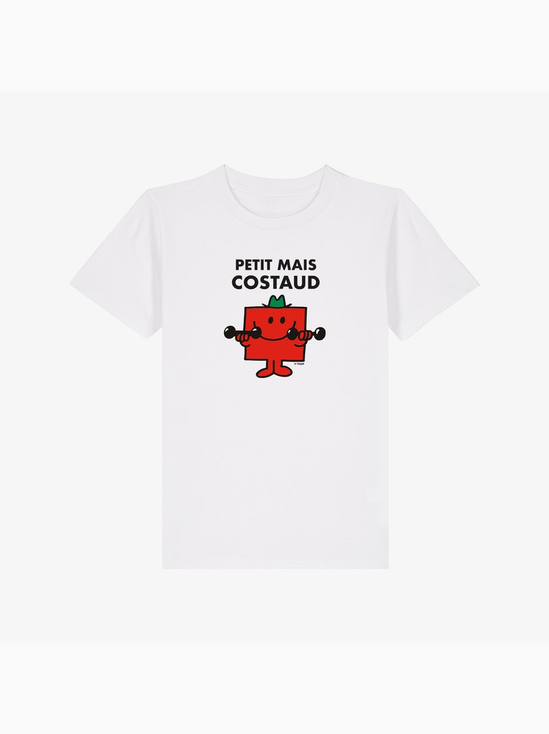 Tshirt Enfant PETIT MAIS COSTAUD Blanc - Kiabi