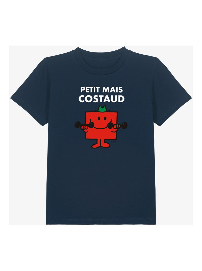 Tshirt Enfant PETIT MAIS COSTAUD Bleu marine - Kiabi