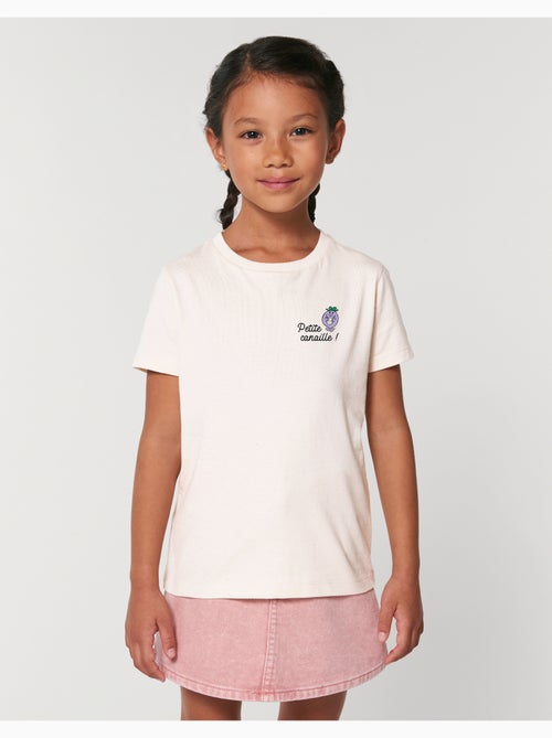 Tshirt Enfant PETITE CANAILLE COEUR - Kiabi