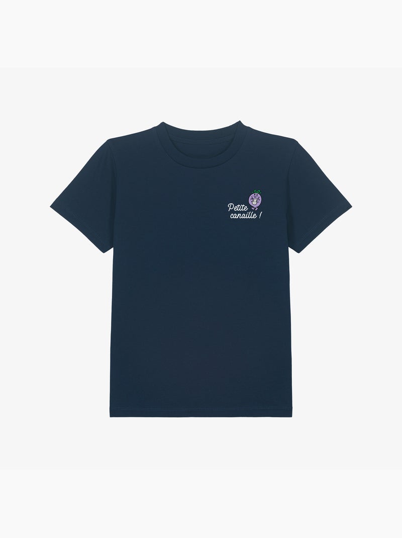 Tshirt Enfant PETITE CANAILLE COEUR Bleu marine - Kiabi