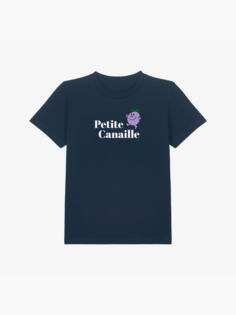 Tshirt Enfant PETITE CANAILLE FACE Bleu marine - Kiabi