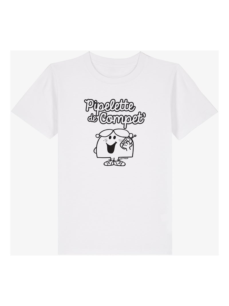 Tshirt Enfant PIPELETTE DE COMPET' Blanc - Kiabi