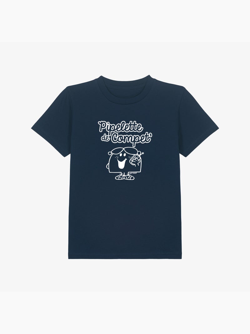 Tshirt Enfant PIPELETTE DE COMPET' Bleu marine - Kiabi
