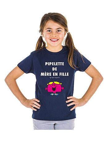 Tshirt Enfant PIPELETTE DE MÈRE EN FILLE 2