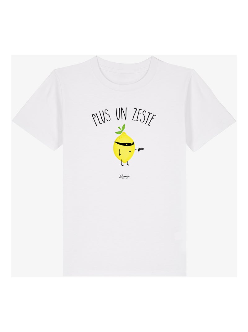 Tshirt Enfant PLUS UN ZESTE Blanc - Kiabi