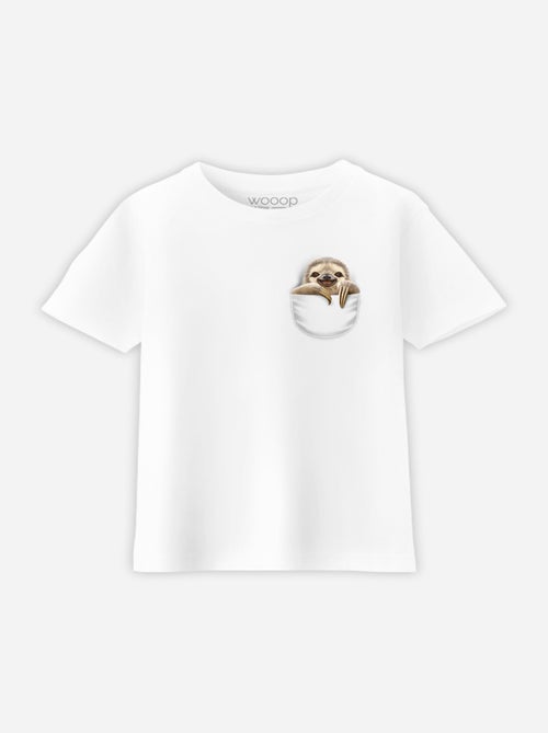 Tshirt Enfant POCKET SLOTH - Kiabi